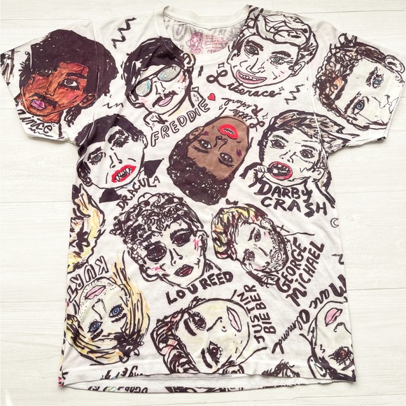 WACKY WACO Boys All Over Me TShirt Artwork By SETH BOGART Face POP Boy Singers - Picture 9 of 16